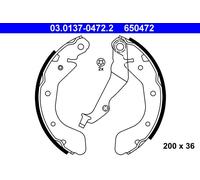 ATE 03.0137-0472.2 Kit ganasce freno per CHEVROLET,DAEWOO