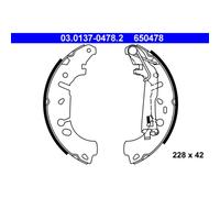 ATE 03.0137-0478.2 Kit ganasce freno posteriore per Corsa Punto Adam Corsavan Li