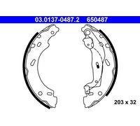 Ate Kit Ganasce Freno 03.0137-0487.2