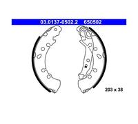 ATE 03.0137-0502.2 Kit Ganasce per Daihatsu Sciarada VIII Toyota Yaris
