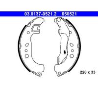 Set di ganasce freno ATE 03.0137-0521.2