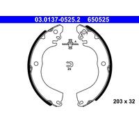 ATE 03.0137-0525.2 Kit ganasce freno per CITROËN,MITSUBISHI,PEUGEOT