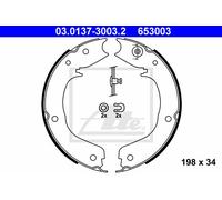 ATE 03.0137-3003.2 kit ganasce freno stazionamento