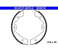 ATE 03.0137-3019.2 Kit ganasce, Freno stazionamento per PORSCHE,VW