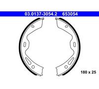 Kit ganasce, Freno stazionamento 03.0137-3054.2 ATE per PORSCHE PANAMERA 911