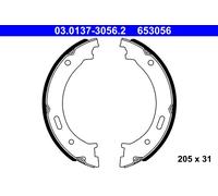 ATE Ganasce freno a mano 03.0137-3056.2 per Jeep Grand Cherokee III, Commander (XK/XH)