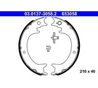 ATE 03.0137-3058.2 Kit ganasce, Freno stazionamento per MITSUBISHI