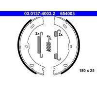 ATE 03.0137-4003.2 Kit ganasce, Freno stazionamento per MERCEDES-BENZ,VW