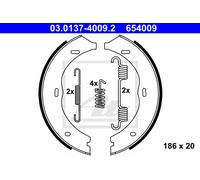 ATE 03.0137-4009.2 kit ganasce freno stazionamento