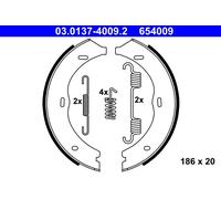ATE Kit ganasce, Freno stazionamento per MERCEDES-BENZ 03.0137-4009.2