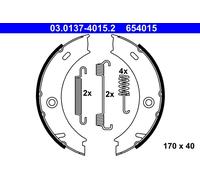 Set di ganasce freno, freno di stazionamento ATE 03.0137-4015.2