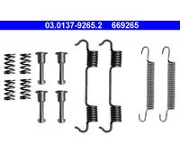 ATE 03.0137-9265.2 Kit Accessori, Scarpe Freno Di Parcheggio Per BMW