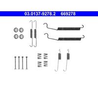 ATE 03.0137-9278.2 Kit pastiglie freno a disco RENAULT PEUGEOT