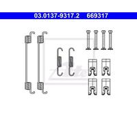 ATE 03.0137-9317.2 Kit accessori, Ganasce freno