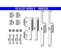 ATE 03.0137-9320.2 Kit accessori, Ganasce freno per VW