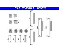 ATE 03.0137-9328.2 Kit accessori, Ganasce freno stazionamento per KIA