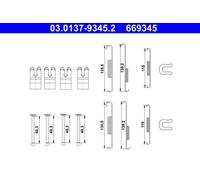 ATE 03.0137-9345.2 Kit accessori, Ganasce freno per TOYOTA