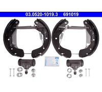 ATE 03.0520-1019.3 Kit ganasce freno per CHEVROLET,OPEL,VAUXHALL