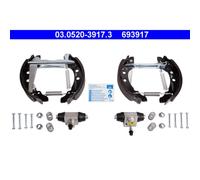 ATE 03.0520-3917.3 Kit ganasce freno posteriore per Polo Golf Jetta Scirocco 80