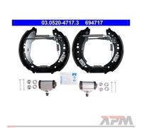 ATE Kit ganasce freno per RENAULT 03.0520-4717.3