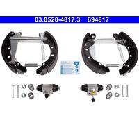 ATE Kit freno, Freno a tamburo 03.0520-4817.3 VW,SKODA,SEAT,POLO (9N_),Polo Hatchback (6R1, 6C1),up! Hatchback (121, 122, BL1, BL2)