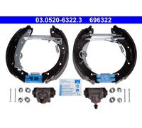 ATE 03.0520-6322.3 Kit ganasce freno per CITROËN,PEUGEOT