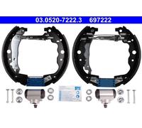 ATE Kit ganasce freno compatibile con MERCEDES-BENZ RENAULT DACIA 03.0520-7222.3