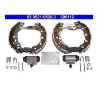 ATE 03.0521-0520.3 Kit freno, Freno a tamburo