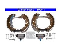 ATE 03.0521-0620.3 Kit ganasce freno posteriore per Panda Ypsilon