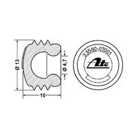 ATE 03.3590-0700.1 Cappa di chiusura / protezione