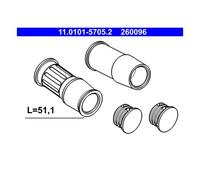 ATE 11.0101-5705.2 Set Manicotti di Guida Pinza Freno per VW Transporter IV Seat
