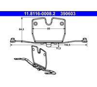 Molla, Pinza freno Assale anteriore per BMW 5 7 X5 X6