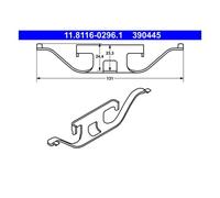 Molla, pinza freno ATE 11.8116-0296.1