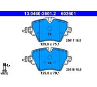 ATE 13.0460-2601.2 Kit pastiglie freno, Freno a disco per BMW,MINI,TOYOTA