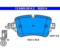 ATE 13.0460-2614.2 Kit pastiglie freno, Freno a disco per AUDI,VW