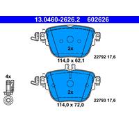ATE 13.0460-2626.2 Set Pastiglia Freno, Freno a Disco per Mercedes-Benz