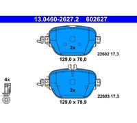 ATE 13.0460-2627.2 Kit pastiglie freno, Freno a disco per MERCEDES-BENZ