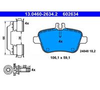 ATE 13.0460-2634.2 Kit pastiglie freno, Freno a disco per MERCEDES-BENZ