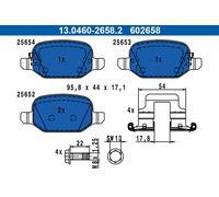 ATE 13.0460-2658.2 Kit pastiglie freni