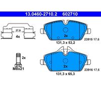 Set di pastiglie freno ATE 13.0460-2710.2, fronte