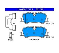 Set di pastiglie freno ATE 13.0460-2719.2, indietro