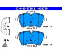 ATE 13.0460-2725.2 Kit pastiglie freno, Freno a disco per MINI
