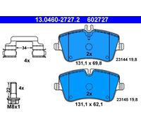 KIT PASTIGLIE FRENO ANT ATE MERCEDES-BENZ CLASSE C C 270 I 120KW 01>07 130460...