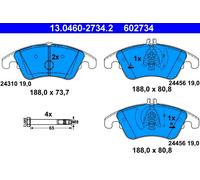 Set di pastiglie freno ATE 13.0460-2734.2, fronte