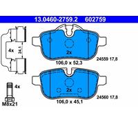 Ate Kit Pastiglie Freno 13.0460-2759.2
