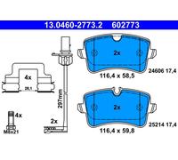 ATE 13.0460-2773.2 Kit pastiglie freno, Freno a disco per AUDI