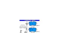 ATE 13.0460-2773.2 Pastiglie freno posteriore per Audi A8