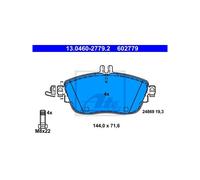 Kit pastiglie freno, Freno a disco ATE 13046027792 compatibile con MERCEDES-BENZ