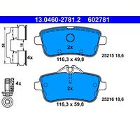 Pastiglie freno 13.0460-2781.2 ATE per MERCEDES-BENZ CLASSE M GLE Coupe GLE