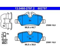 Set di pastiglie freno ATE 13.0460-2797.2, posteriore